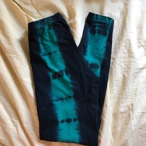 American Apparel tie-dye leggings